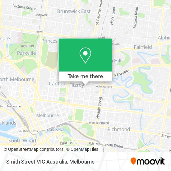 Smith Street VIC Australia map