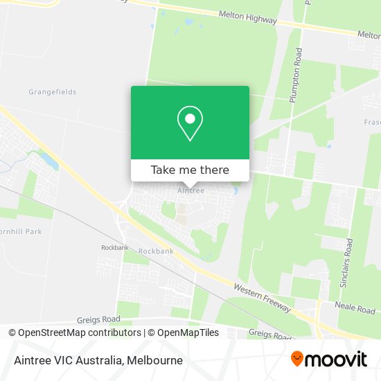 Aintree VIC Australia map