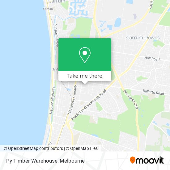 Py Timber Warehouse map