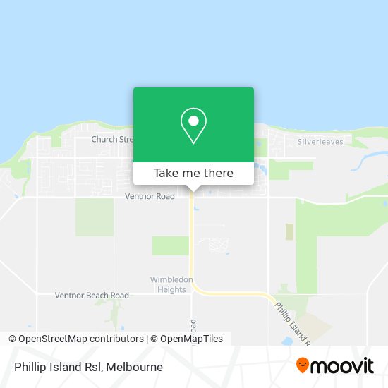 Phillip Island Rsl map