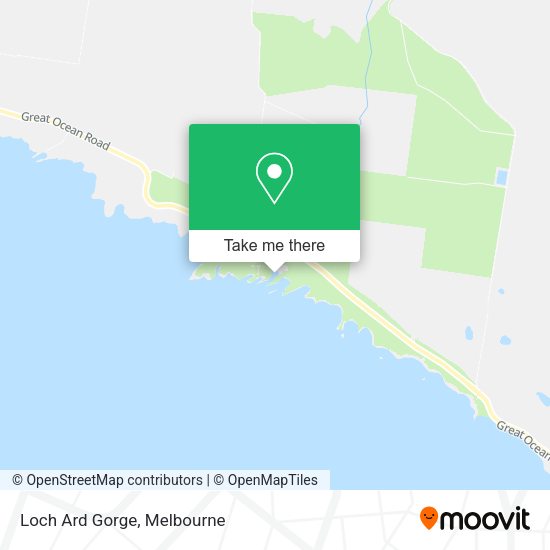 Loch Ard Gorge map