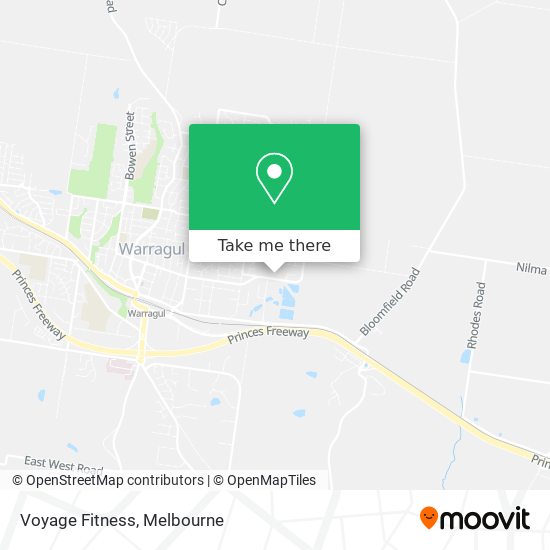 Voyage Fitness map