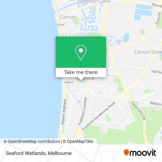 Seaford Wetlands map