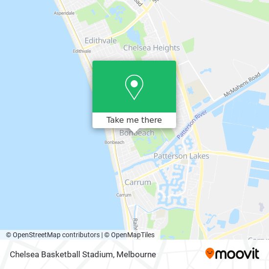 Chelsea Basketball Stadium map