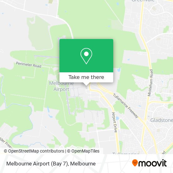 Mapa Melbourne Airport (Bay 7)