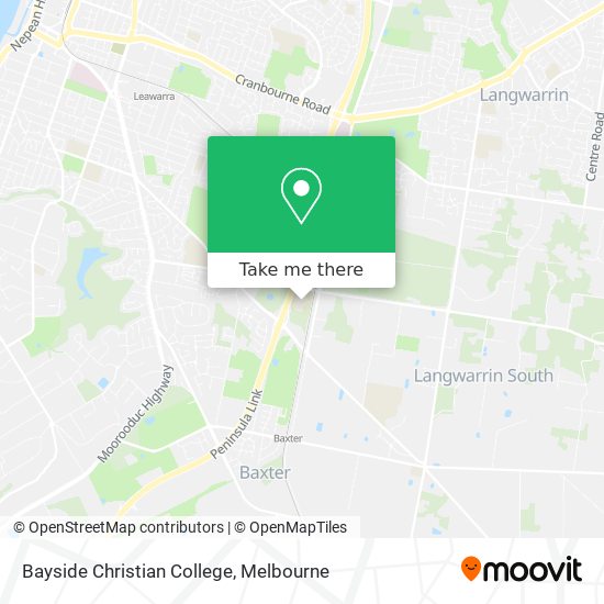 Bayside Christian College map