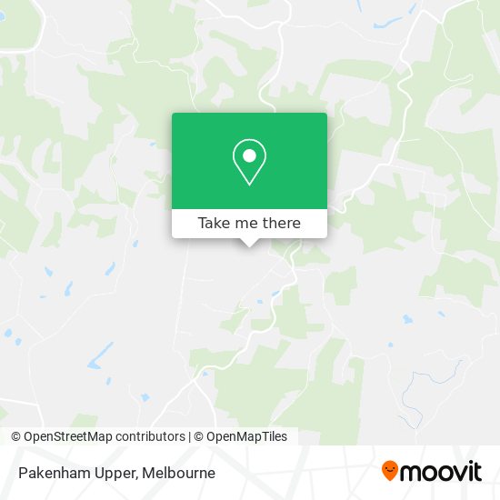 Pakenham Upper map