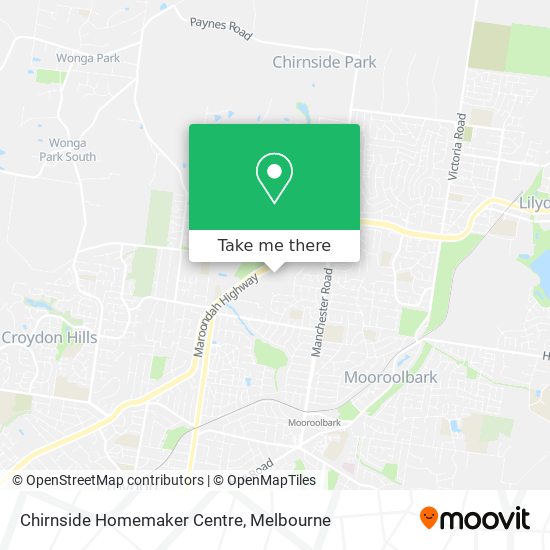 Chirnside Homemaker Centre map