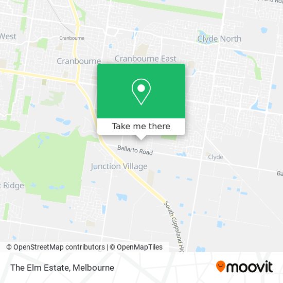 The Elm Estate map