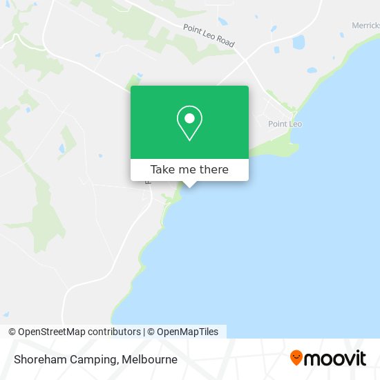 Shoreham Camping map