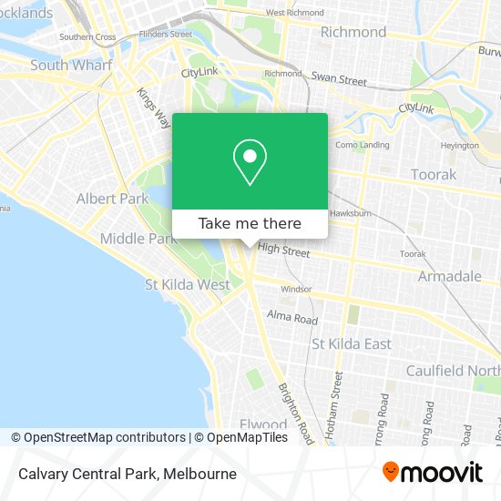 Calvary Central Park map