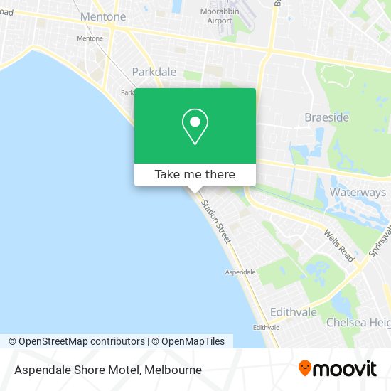 Aspendale Shore Motel map