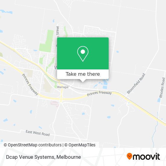 Dcap Venue Systems map