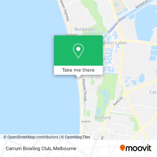 Mapa Carrum Bowling Club
