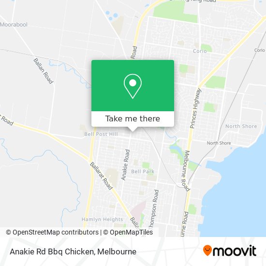 Anakie Rd Bbq Chicken map