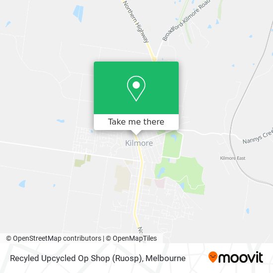 Recyled Upcycled Op Shop (Ruosp) map