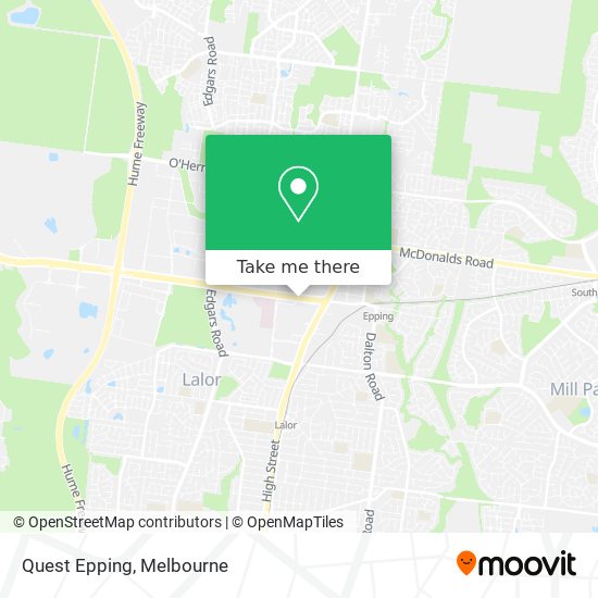 Quest Epping map