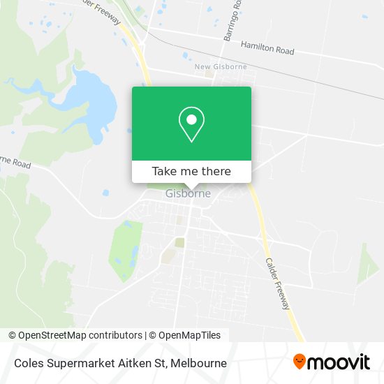 Coles Supermarket Aitken St map