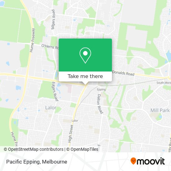 Pacific Epping map