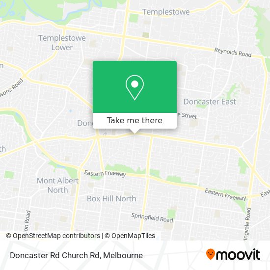 Doncaster Rd Church Rd map