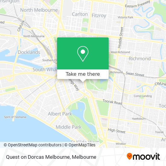 Mapa Quest on Dorcas Melbourne