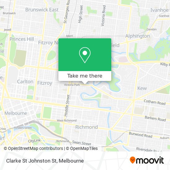 Clarke St Johnston St map