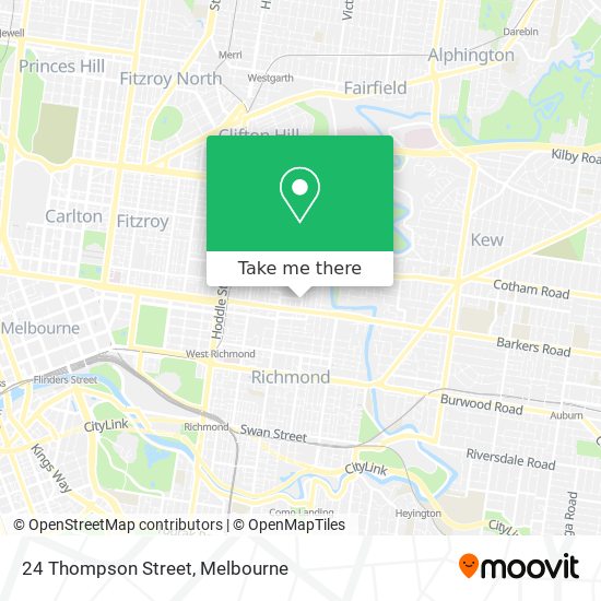 24 Thompson Street map