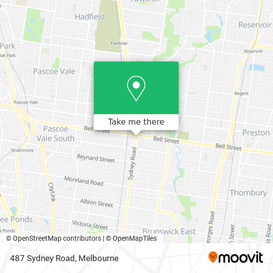 487 Sydney Road map