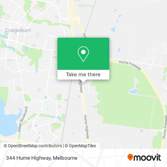 344 Hume Highway map
