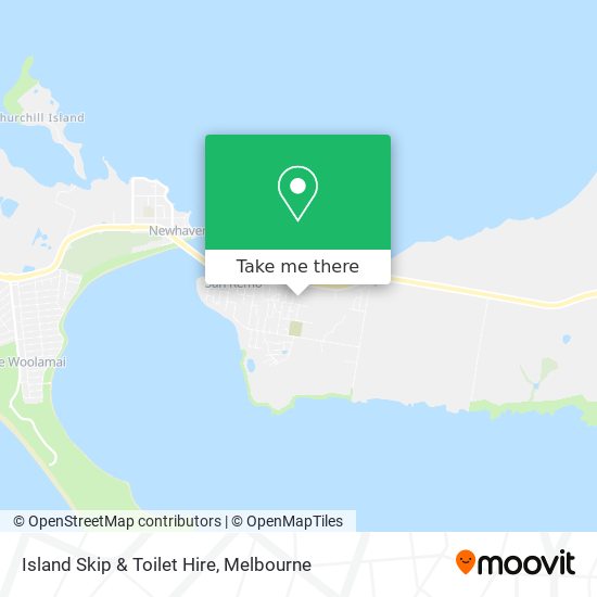Island Skip & Toilet Hire map