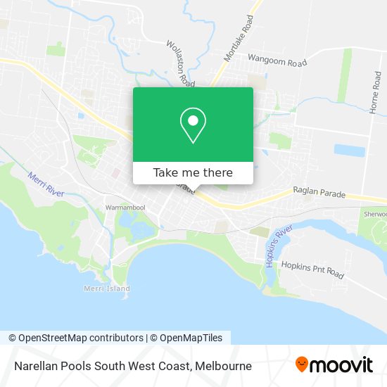 Narellan Pools South West Coast map