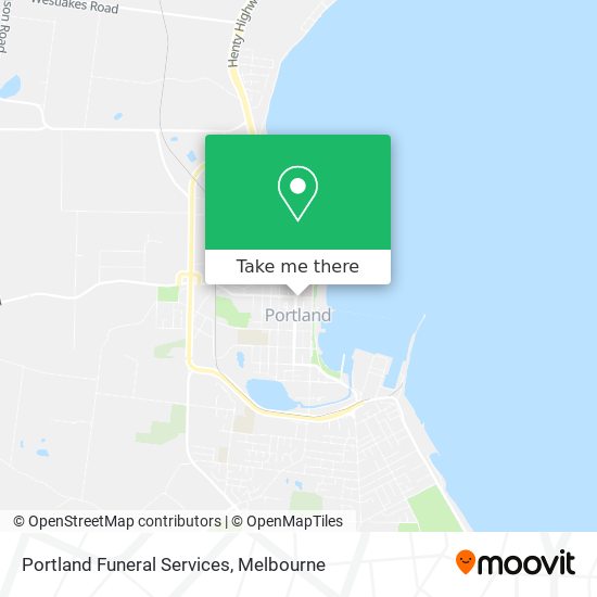 Portland Funeral Services map