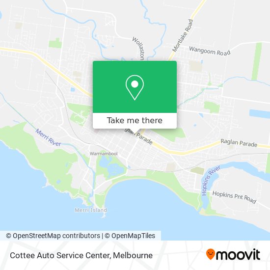 Cottee Auto Service Center map