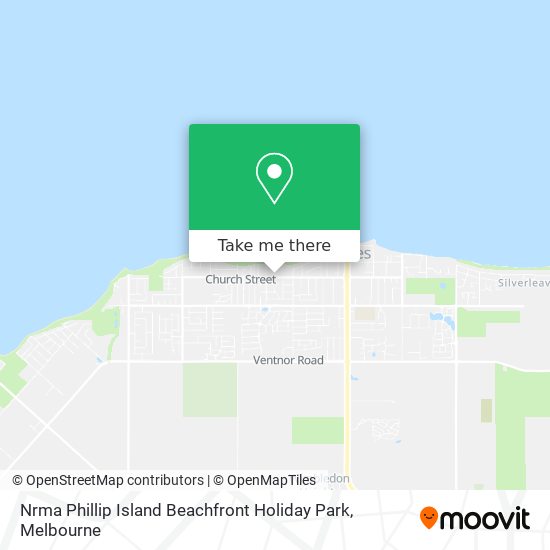 Nrma Phillip Island Beachfront Holiday Park map