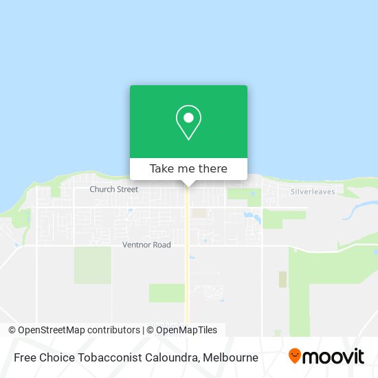 Free Choice Tobacconist Caloundra map