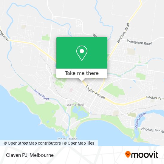 Claven PJ map