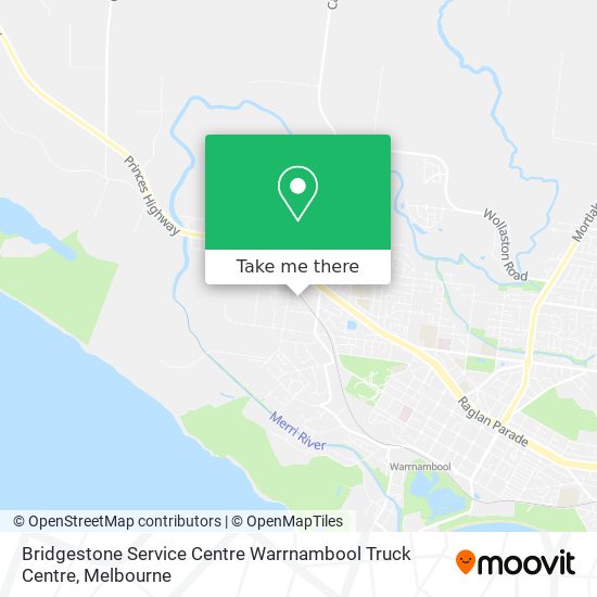 Bridgestone Service Centre Warrnambool Truck Centre map