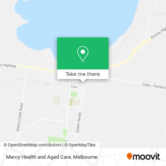 Mercy Health and Aged Care map