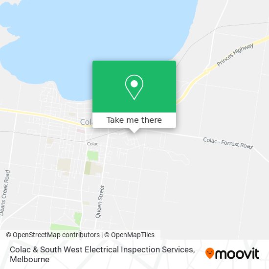 Colac & South West Electrical Inspection Services map