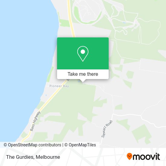 The Gurdies map