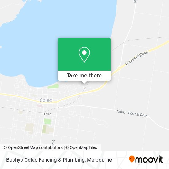 Bushys Colac Fencing & Plumbing map