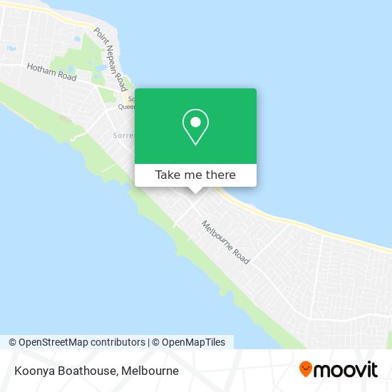 Koonya Boathouse map