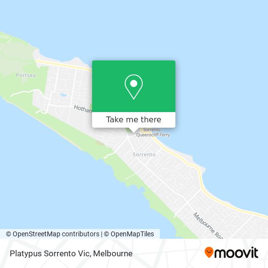 Platypus Sorrento Vic map