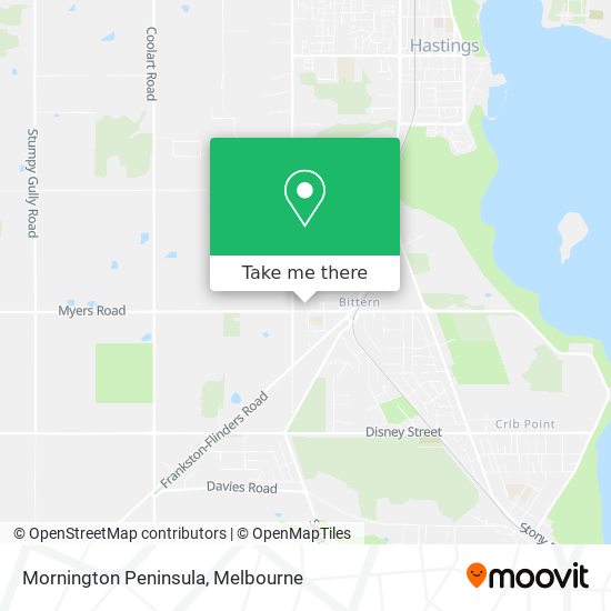 Mornington Peninsula map