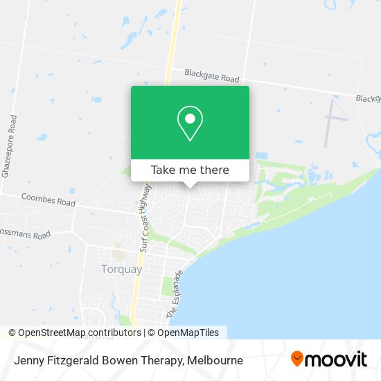 Jenny Fitzgerald Bowen Therapy map
