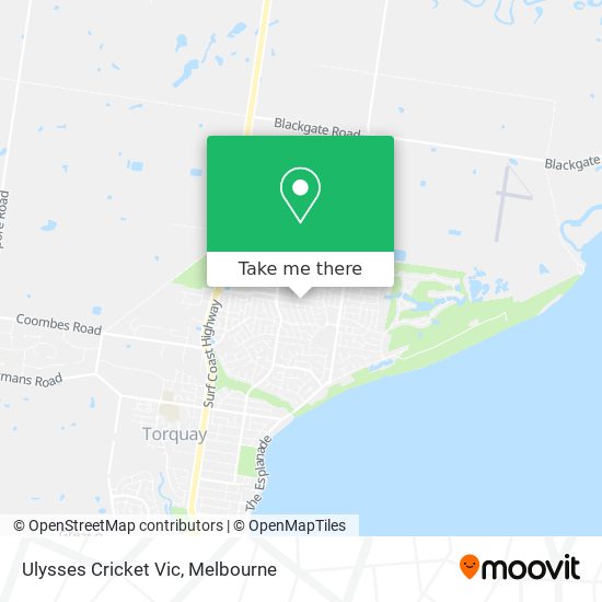 Ulysses Cricket Vic map