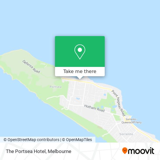 The Portsea Hotel map