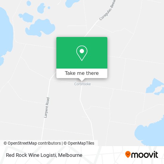 Red Rock Wine Logisti map