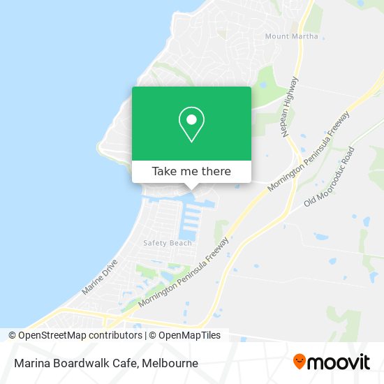 Marina Boardwalk Cafe map