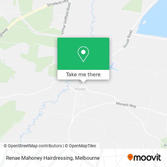 Renae Mahoney Hairdressing map